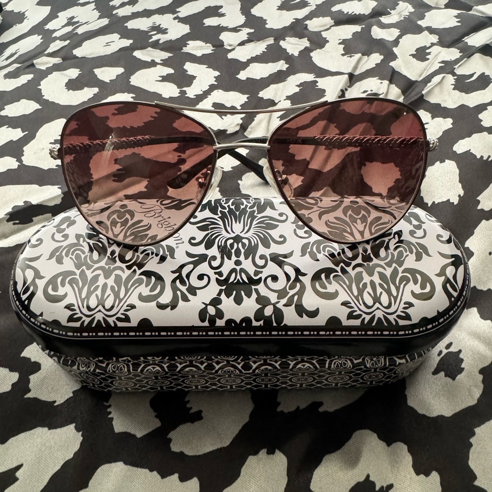Brighton Aviators Gray Sunglasses